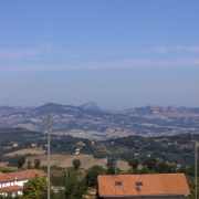 San Marino vista da Urbino